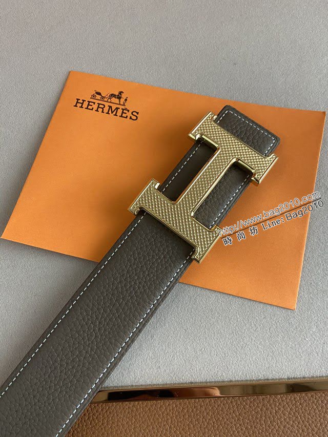 HERMES經典皮帶 愛馬仕Togo牛皮腰帶  jjp2000